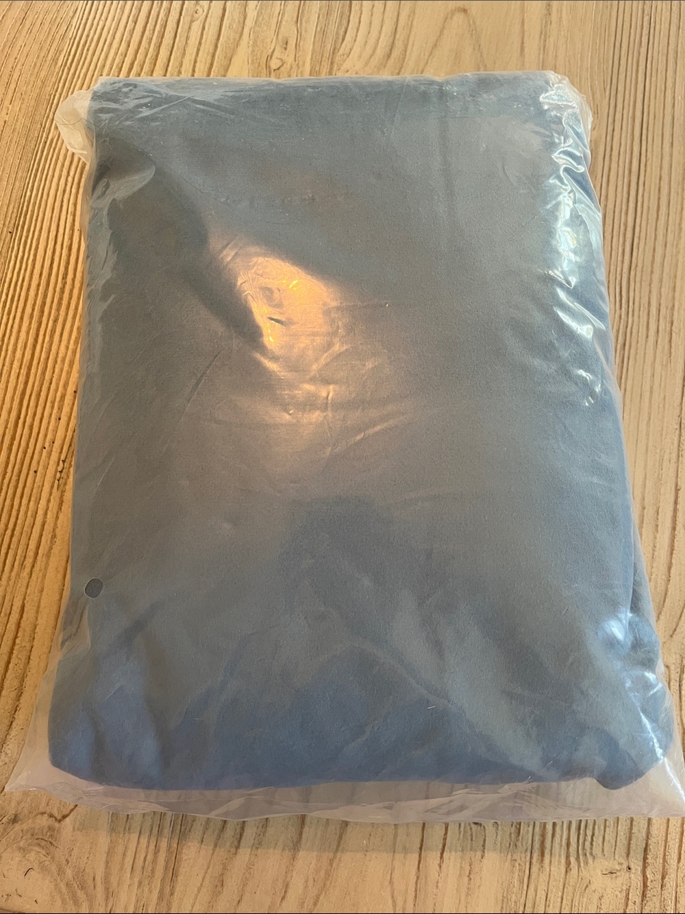 Velvet Soft blue long curtains set of 2 NWT 72” long